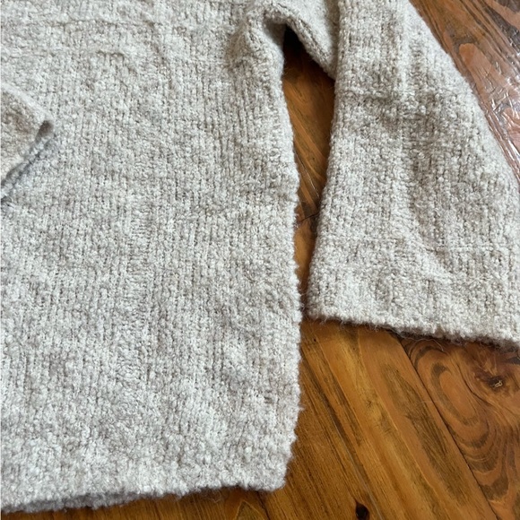 HOLZWEILER Boho Beige Barlind Oversized Turtleneck Sweater Wool Alpaca Blend S - Picture 8 of 16